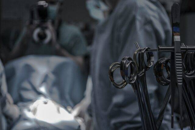 Photo of surgical instruments