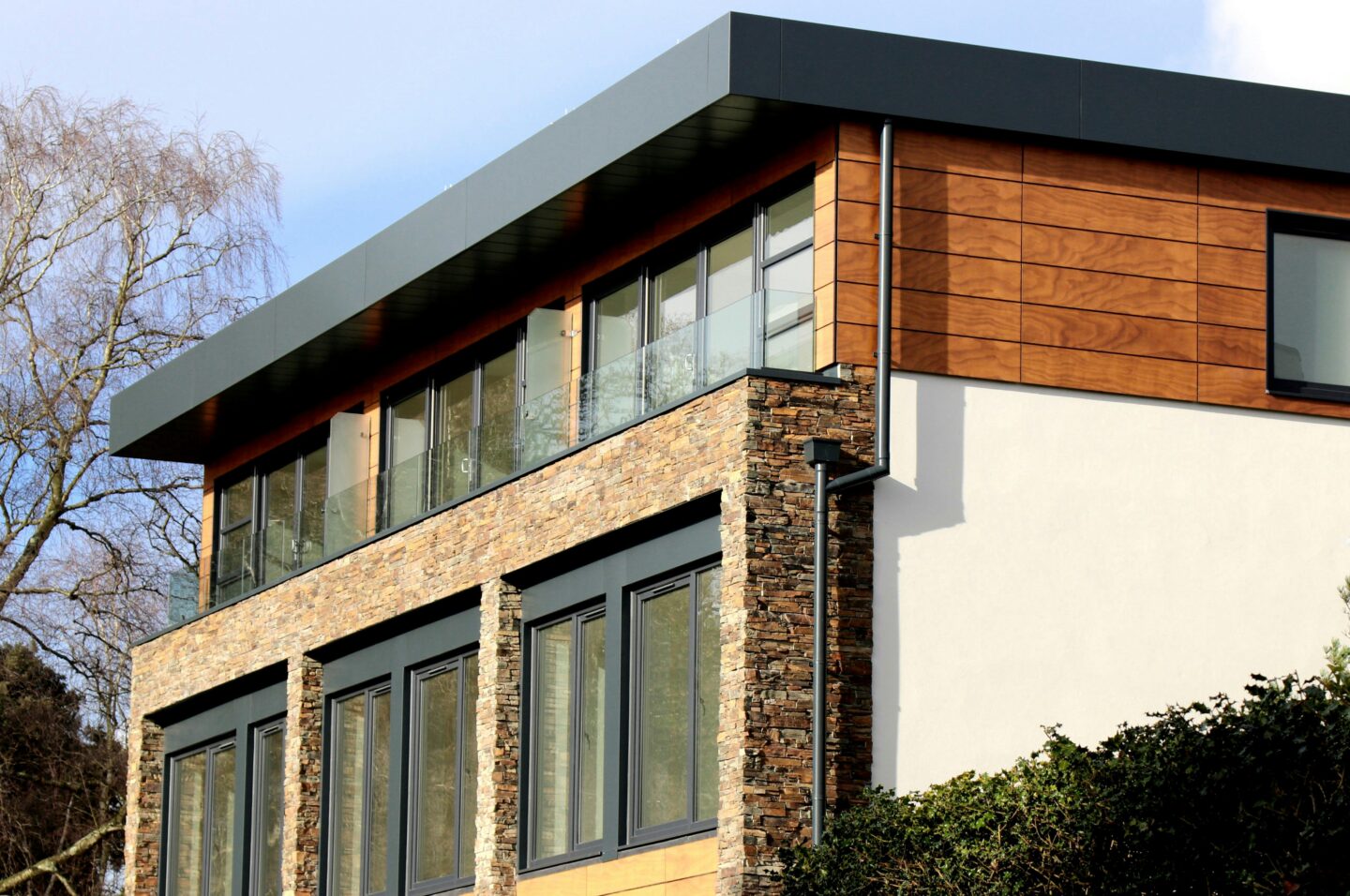Side image of a house