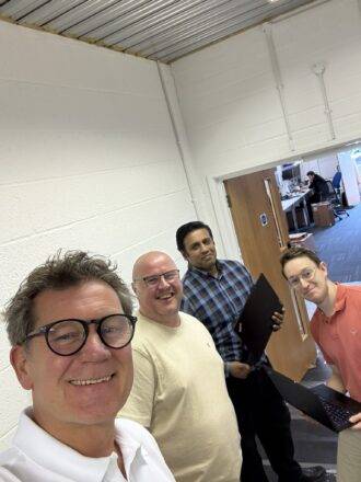 Arc team in the data centre