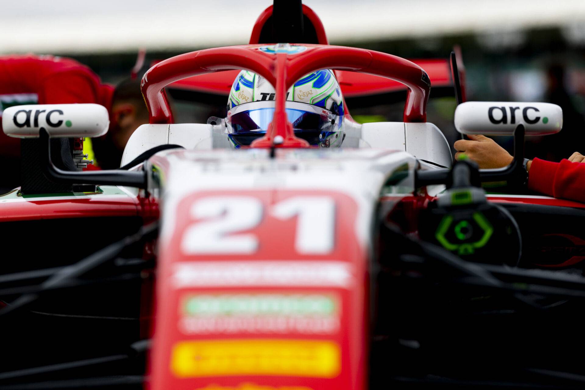 Arc logo on the PREMA Racing cars