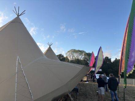 photo of tents