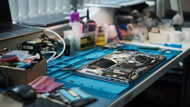 Parts of a laptop